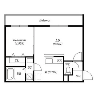 Fairmont Terrace【4階】の間取り