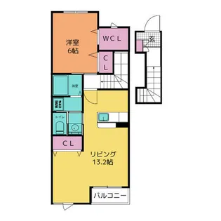 グラン・ソレイユ【2階】の間取り