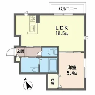 イマージュ【0201号室】の間取り