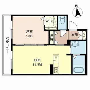 シャーメゾン リバーサイド 北六甲【0202号室】の間取り