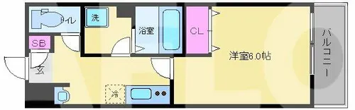 LINK GALAXY【5階】の間取り