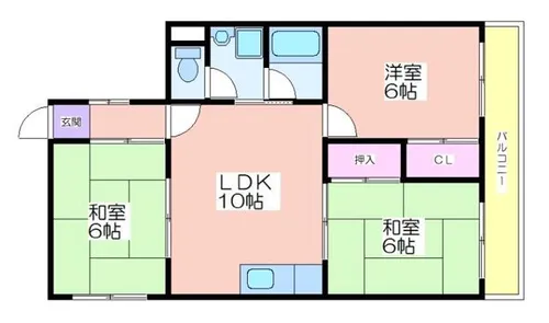 アマノビル【3階】の間取り