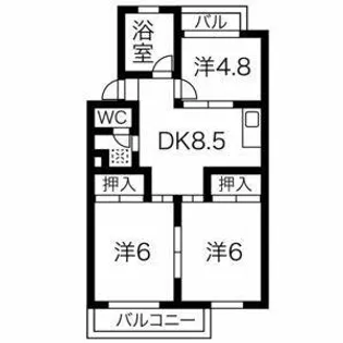 杉本ビル【1階】の間取り