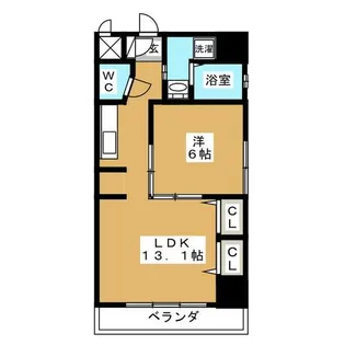 AHビル【10階】の間取り