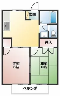 セ・ジュールY【105号室】の間取り