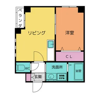 サンフタミ泉ビル【4階】の間取り