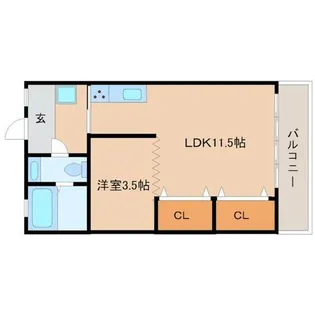 武富レジデンス1番館【4階】の間取り