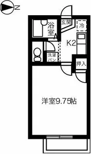 ハイツアグラ【205号室】の間取り