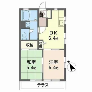LE CLAIR(ル クレール)【0101号室】の間取り