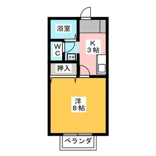 ラ・リヴェール名東【2階】の間取り