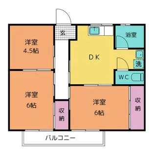 コーポ籾山【2階】の間取り