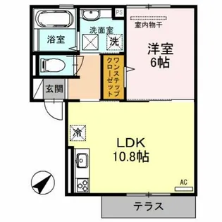 グリュック ハイム【1階】の間取り