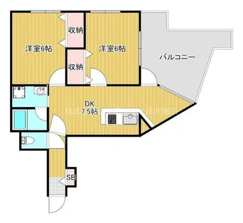 パレーシャル34【2階】の間取り