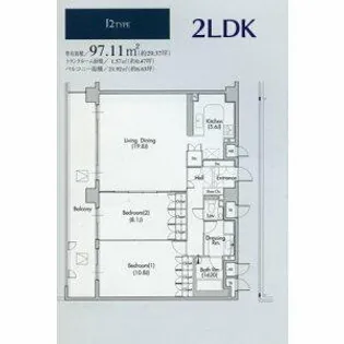 グラン・アベニュー名駅【14階】の間取り