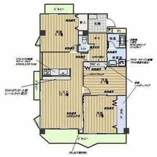 ハイムビーオール【3階】の間取り