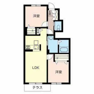 シャーメゾン大堀【A102号室】の間取り