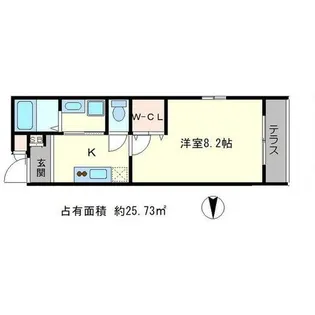 Maison京都このえ【2階】の間取り