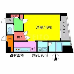 オリゾンタル下鴨【5階】の間取り