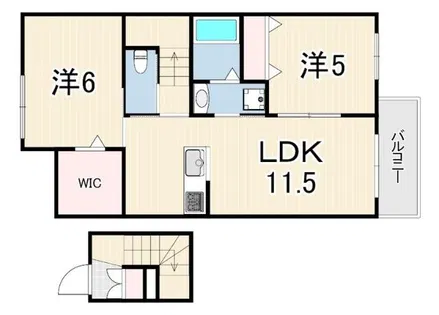 VIDAFELIS【2階】の間取り