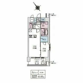 大阪府大阪市旭区千林1丁目【マンション】の間取り