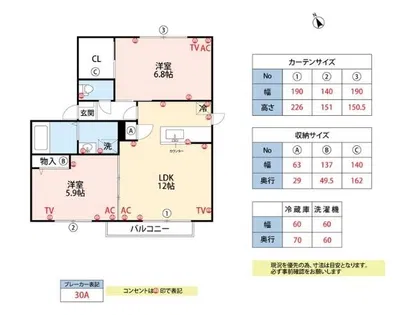 メゾン・ド・パストラル【A201号室】の間取り
