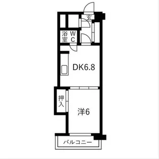 じょうてつドエル真駒内【5階】の間取り