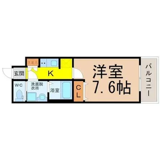S-RESIDENCE堀田【5階】の間取り