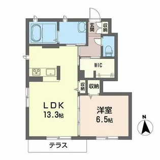 メゾンヴェール【0101号室】の間取り