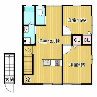 ブルーハイツ【2階】の間取り