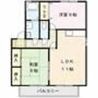 シャルムⅣ【2階】の間取り