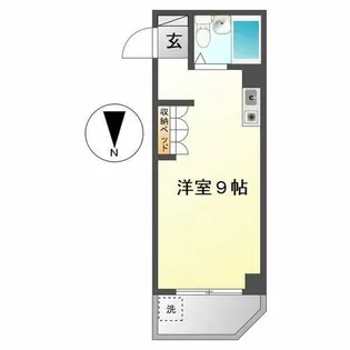 クリーンあらたま【3階】の間取り