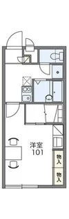レオパレス福崎【209号室】の間取り