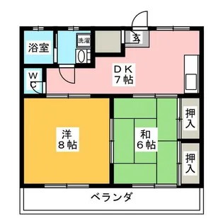 エクセル羽黒【1階】の間取り