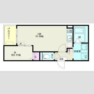 Jack komeiⅡ【1階】の間取り