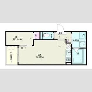 JACK KOMEIⅡ【1階】の間取り