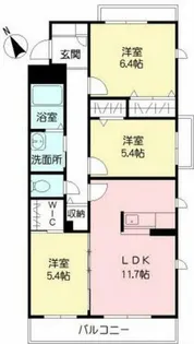 MAST中井A棟【2階】の間取り