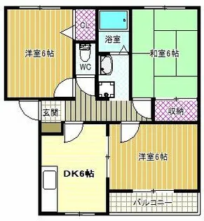 コートグランメール【1階】の間取り