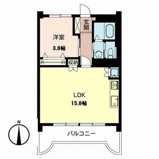 グランドメゾン長堀【0531号室】の間取り