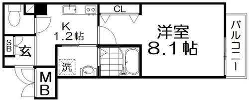 アンリシールIII【3階】の間取り