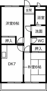 メゾン森【203号室】の間取り