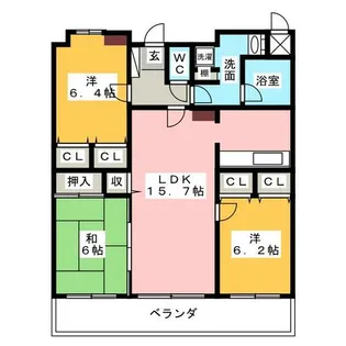 グレイス尾頭橋【11階】の間取り