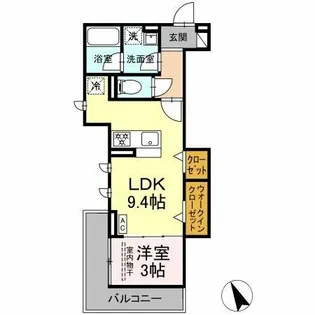 アリヴィオ【2階】の間取り