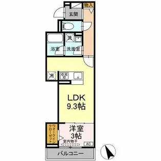 アリヴィオ【3階】の間取り