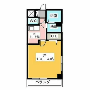 サクシードMt・1金山【2階】の間取り