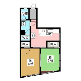 コーポヤマギワ【4階】の間取り