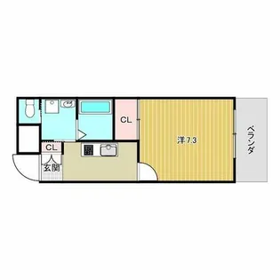 ステラハウス鳴尾【6階】の間取り