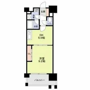 布施ハイライン【3階】の間取り