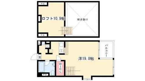 オスマンサスフラグランス【703号室】の間取り