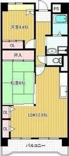 ロイヤル鶴見【7階】の間取り