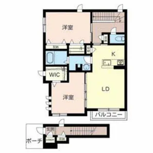 Groovin Life 匠【2階】の間取り